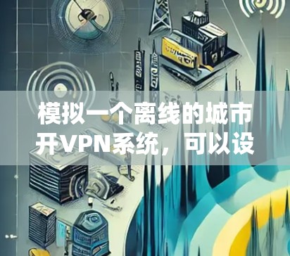 模拟一个离线的城市开VPN系统,可以设计一个简单易用的虚拟环境,帮助用户了解如何在没有物理连接到互联网的情况下访问网络资源。以下是模拟的系统设计