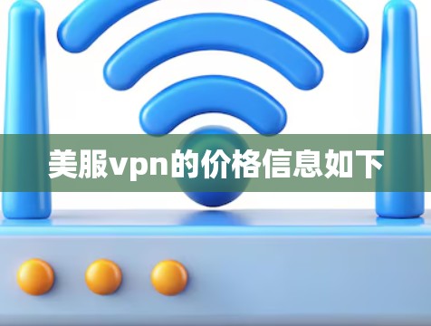 美服vpn的价格信息如下