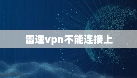 雷速vpn不能连接上 雷速vpn不能连接上