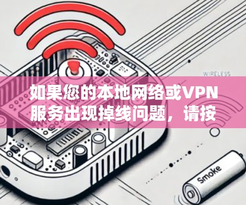 如果您的本地网络或VPN服务出现掉线问题，请按照以下步骤进行操作