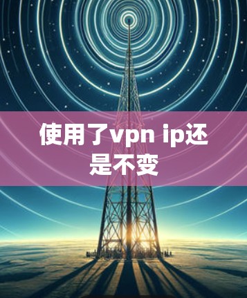 使用了vpn ip还是不变