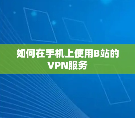 如何在手机上使用B站的VPN服务