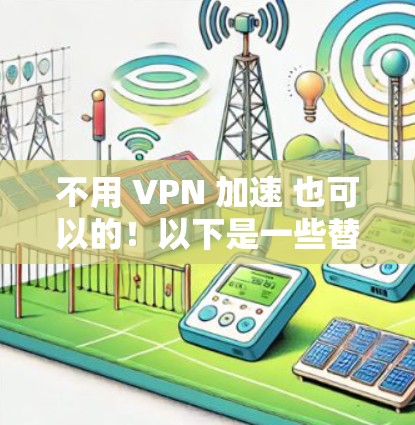 不用 VPN 加速 也可以的!以下是一些替代方法,可以帮助你连接到目标网站,同时避免VPN加速带来的延迟