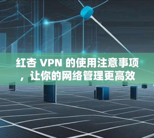 红杏 VPN 的使用注意事项,让你的网络管理更高效 红杏 VPN 的使用注意事项,让你的网络管理更高效
