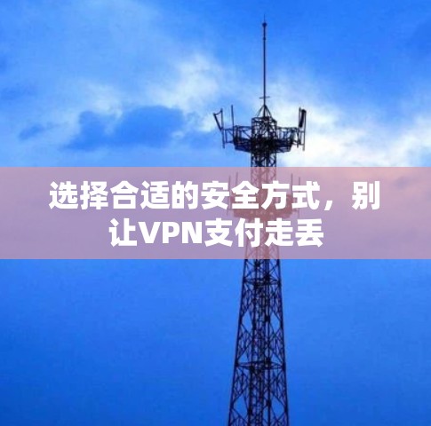 选择合适的安全方式,别让VPN支付走丢 选择合适的安全方式,别让VPN支付走丢