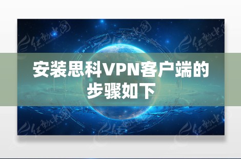 安装思科VPN客户端的步骤如下
