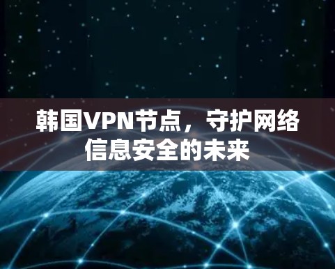 韩国VPN节点，守护网络信息安全的未来