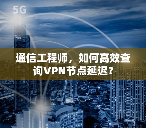 通信工程师，如何高效查询VPN节点延迟？