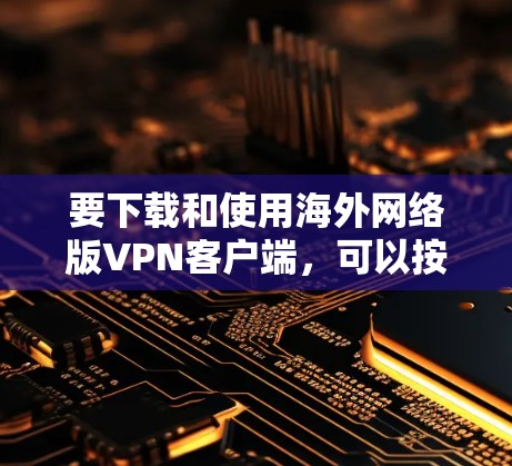 要下载和使用海外网络版VPN客户端，可以按照以下步骤操作