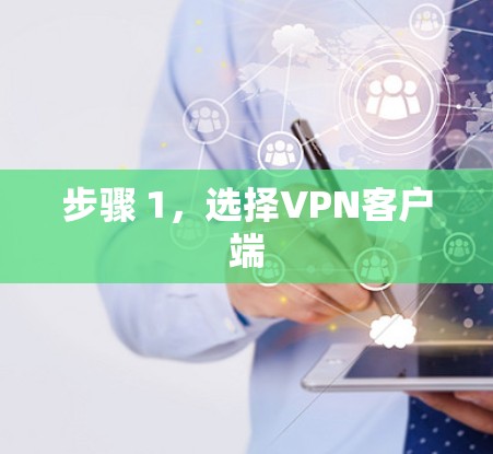 步骤 1,选择VPN客户端 步骤 1,选择VPN客户端
