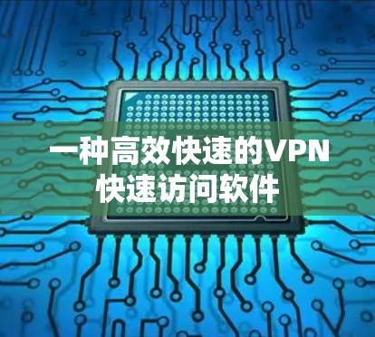 一种高效快速的VPN快速访问软件 一种高效快速的VPN快速访问软件