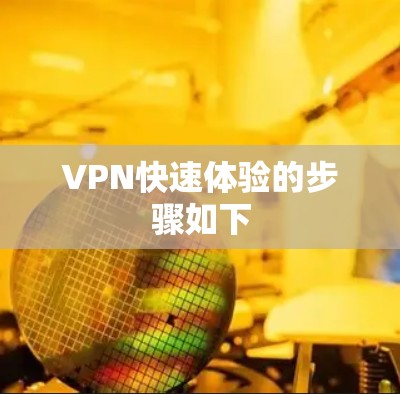 VPN快速体验的步骤如下
