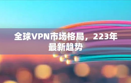 全球VPN市场格局,223年最新趋势 全球VPN市场格局,223年最新趋势