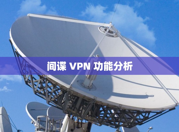 间谍 VPN 功能分析