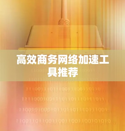 高效商务网络加速工具推荐